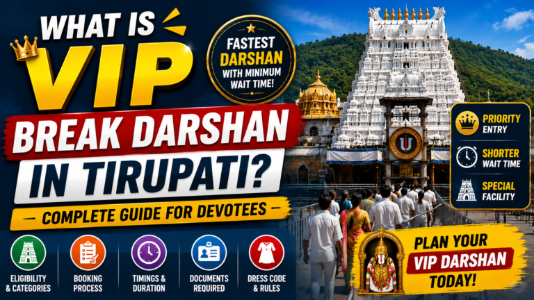What is VIP Break Darshan in Tirupati?