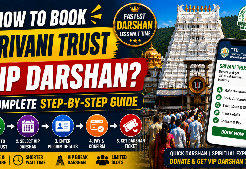 How to Book Srivani Trust VIP Darshan? Complete Online Booking Guide 2026
